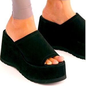 Free People Avery Platform slide sandal